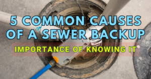 causes of a sewer backup