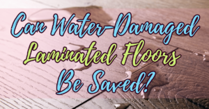 water-damaged laminated floors