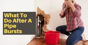 What To Do After A Pipe Bursts