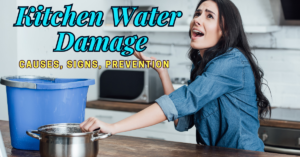 kitchen water damage